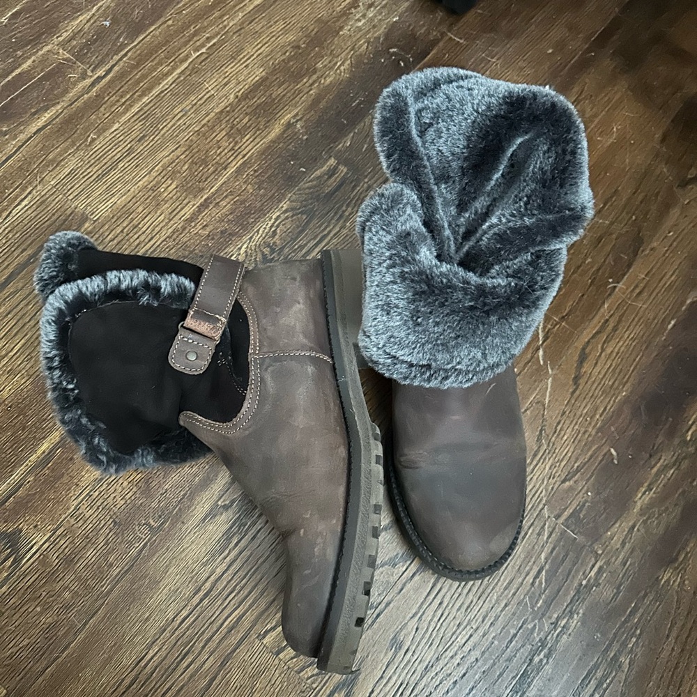 Overland Bos & Co wool lined waterproof boots